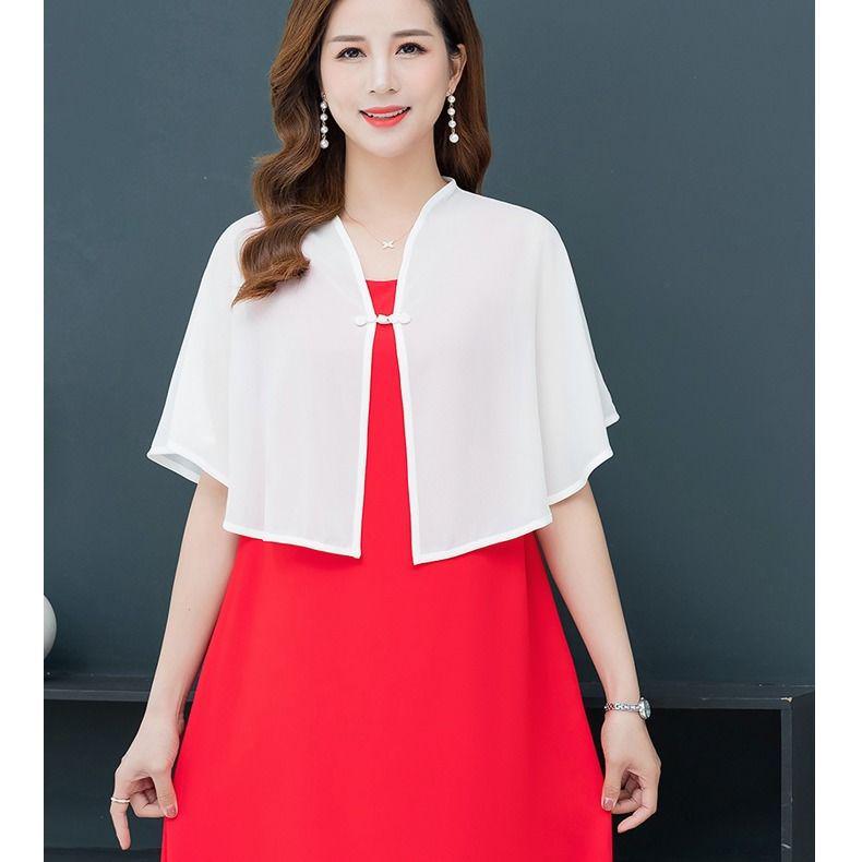 

Летняя шифоновая шаль для защиты от солнца 2023 - Женский универсальный тонкий плащ-кардиган верхняя одежда One Size (Suitable for 80-140kg)