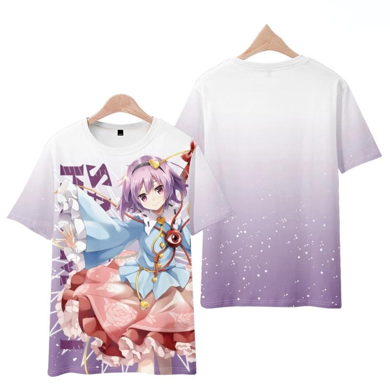 Game Touhou Project Cosplay T-Shirt 3D Hakurei Reimu Print Anime Cartoon Tees Summer Men Women Harajuku
