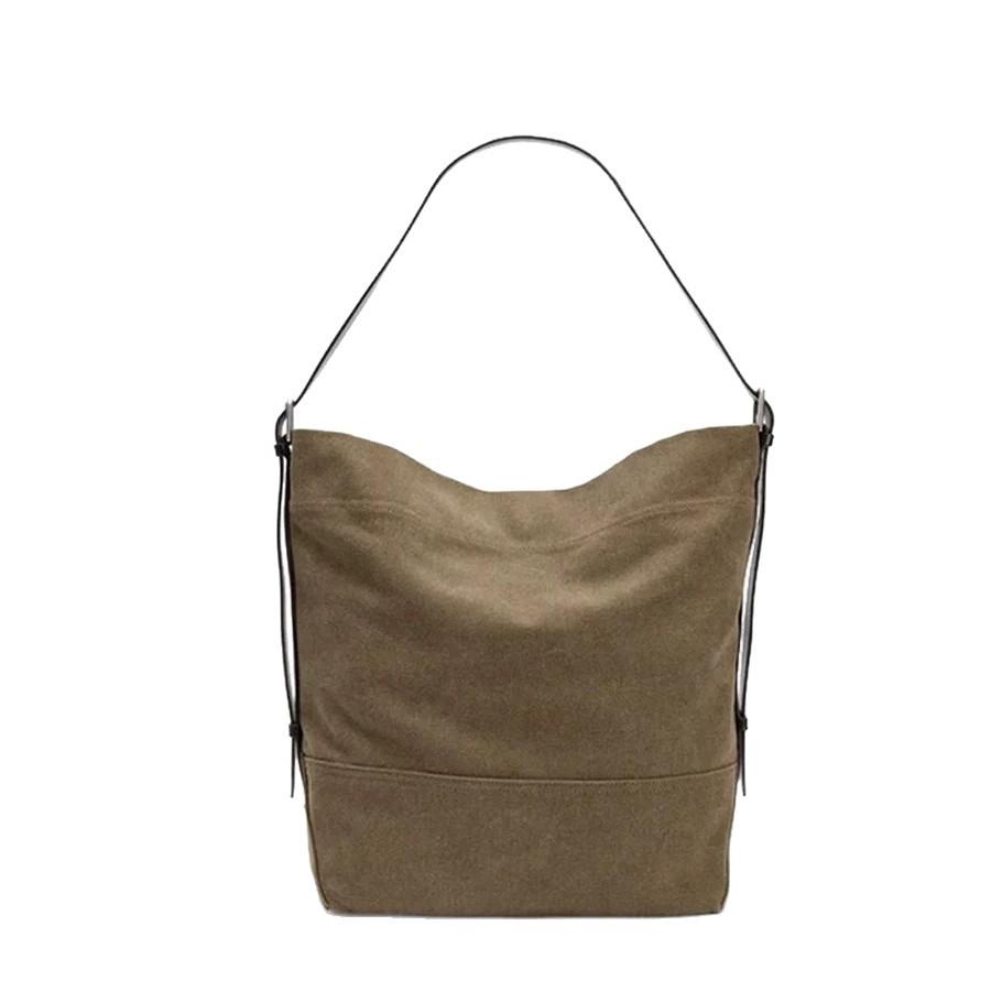 Unisex Versatile Casual Large-Capacity Canvas Shoulder/Crossbody Bag - Spring 2025