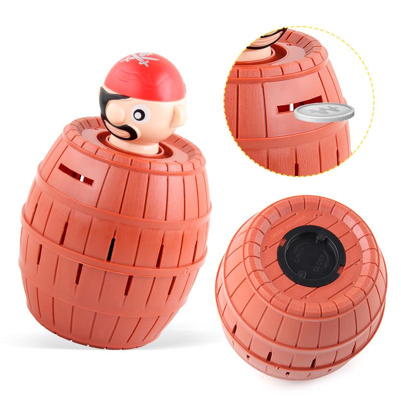 New And Strange Toys, Large Tricky Pirate Bucket 24 Swords, Parent-Child Multiplayer Interactive Party Table Game