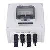 PV Combiner Box IP67 Waterproof Solar Combiner Box with 2 Pcs 2P 40A DC Circuit Breaker