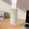 1pc Portable Small Humidifier for Bedroom,Ambiance Lighting,Car Smart On/Off,Soundwave technology Mini Personal Desk Air Humidifiers