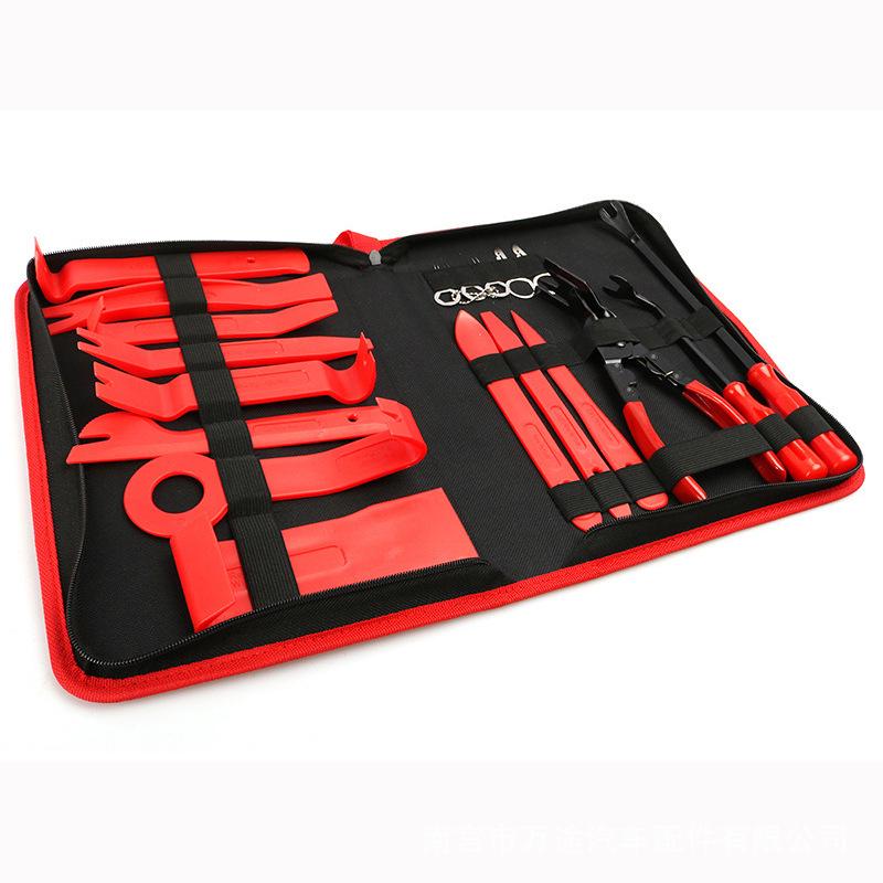 19-Piece Car Interior Panel Pry Bar and Disassembly Tool Kit