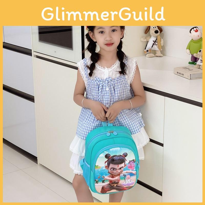 Pattern Zha Ne Printing Kids Backpack Schoolbag Breathable Large Capacity Bag