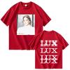 Rosalía LUX T-shirt Nuovo Album Harajuku Grafica Oversize Uomo Donna Manica Corta Top Moda Maschile Accogliente Musica Pop Streetwear