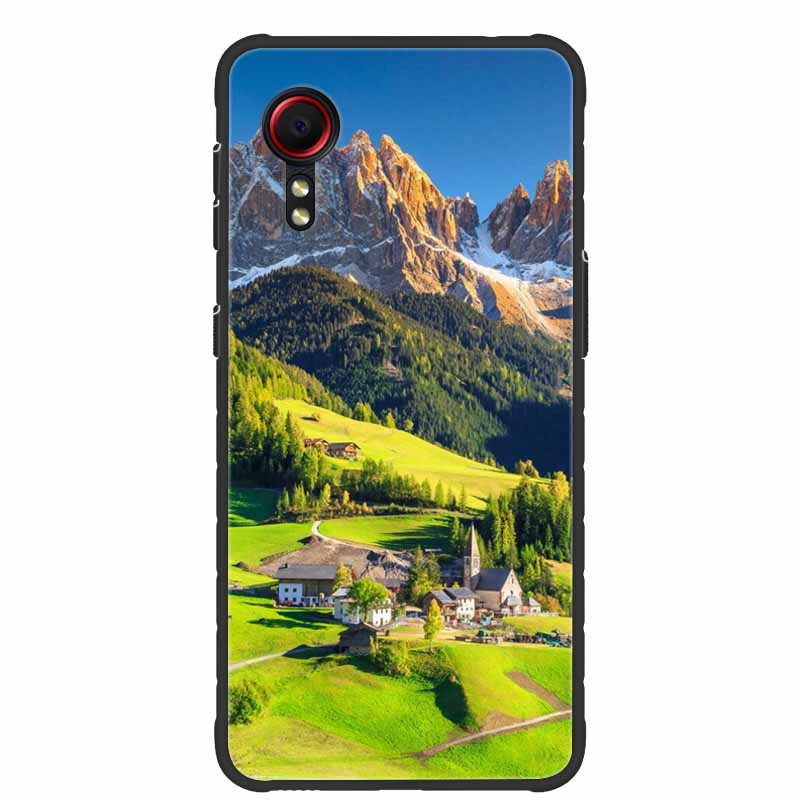 Per Samsung Galaxy Xcover7 5G Cover Carina Adorabile Custodia Posteriore in Silicone per Telefono Per Samsung Xcover 7 Protettiva Antiurto Morbide Custodie