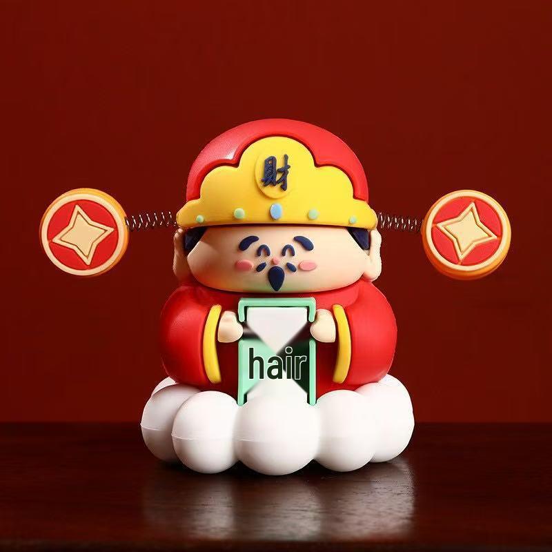 

Cartoon God of Wealth Fairy Ornament for Desk or Car
