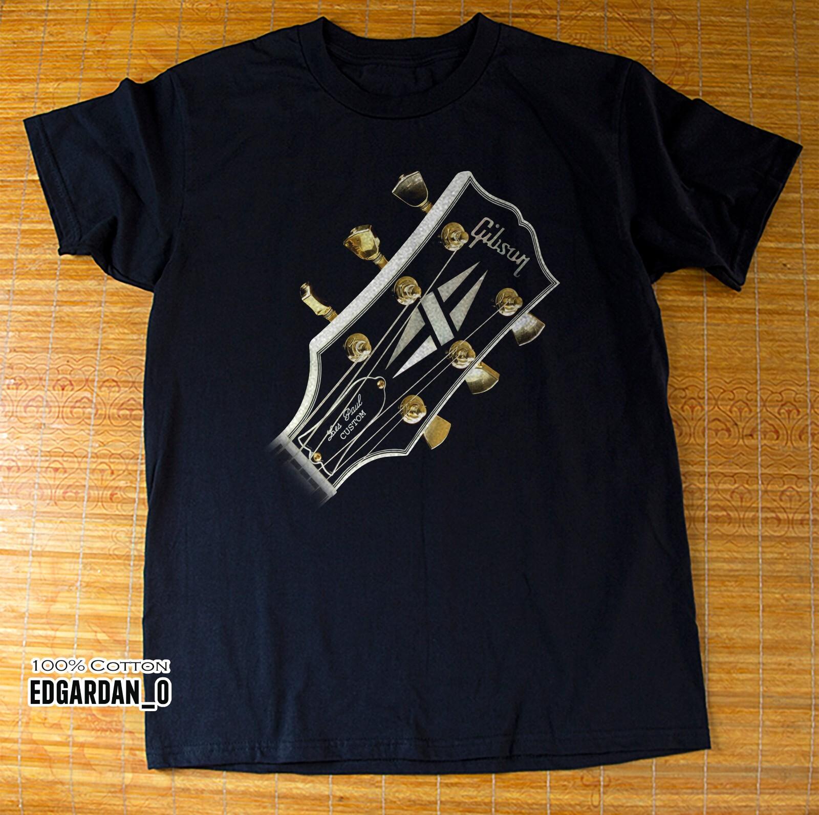 Gibson Les Paul Shirt Black Beauty Black Unisex T-shirt Size S-5XL XXL