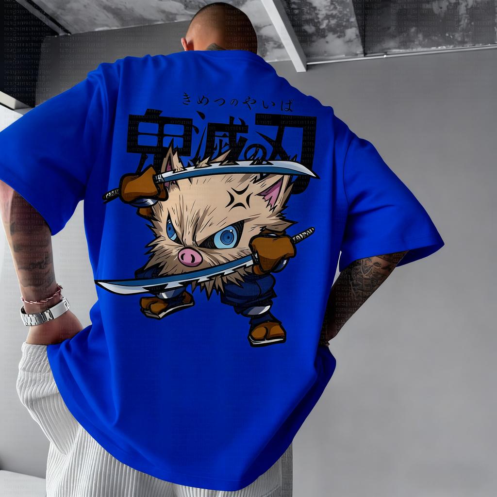 Demon Slayer Joint Pokémon Animation Derivatives Mens and Womens Summer Fashion Oversize TshirtHoodieShorts and Sweatpants