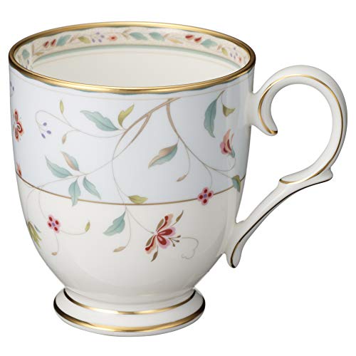 Noritake Mugs (Color-Changing Pair Set) 320cc, Floral Print, Pink and Blue Bone China, P50755A/4409-56