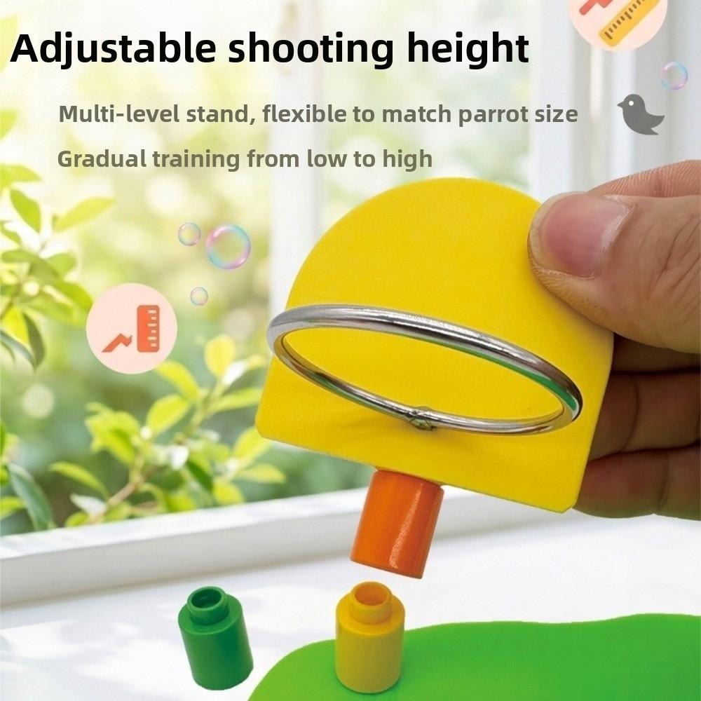 Multi-Piece Set Bird Training Toy Adjustable Hoop Parrot Toy Bird Puzzle Toy For Parrot