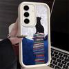 Black Cat Aesthetic Pattern Soft Phone Case for Samsung Galaxy S26 Ultra S25 Edge S24 S23 S22 Plus S21 S20 FE 5G Shell Silicone