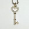 Used [Good Condition External Chain] TIFFANY&Co. Heart Key Necklace 925 Tiffany SV925 Silver
