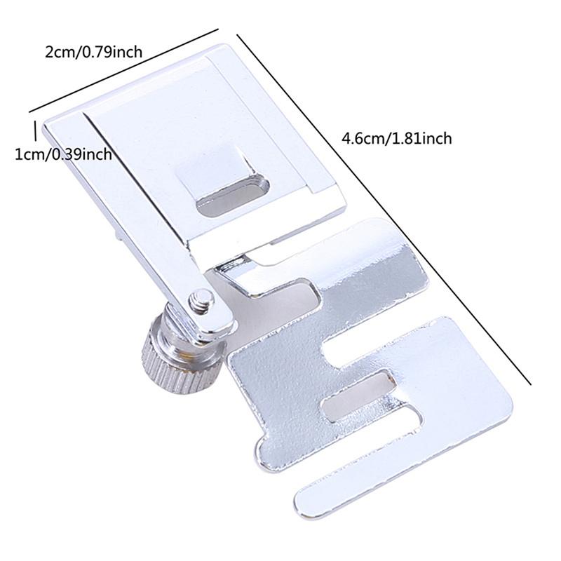1/10PCS Domestic Sewing Machine Parts Foot Presser Foot Rolled Hem Feet Elastic Cord Band Fabric Stretch DIY Sewing Accessories
