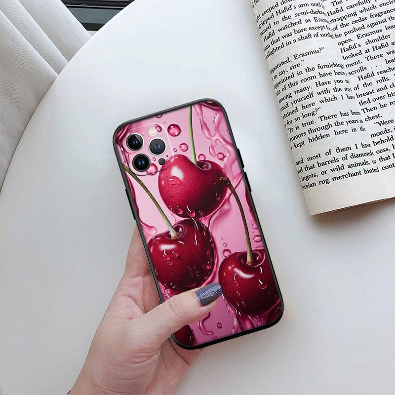 Cherry summer fruit New High-End Cover Phone Case for iPhone SE XS XR 17 16E 12 11 Pro Max Mini Air
