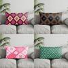 Home Decor Colorful Geometric Pattern Pillows Suitable For Sofa Bedroom Car Pillow Cover Cushion Rectangular Back Cushion