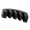 2PCS Black Color Rubber Violin Mute Rubber Silicone Violin Mute  For Violin Lovers
