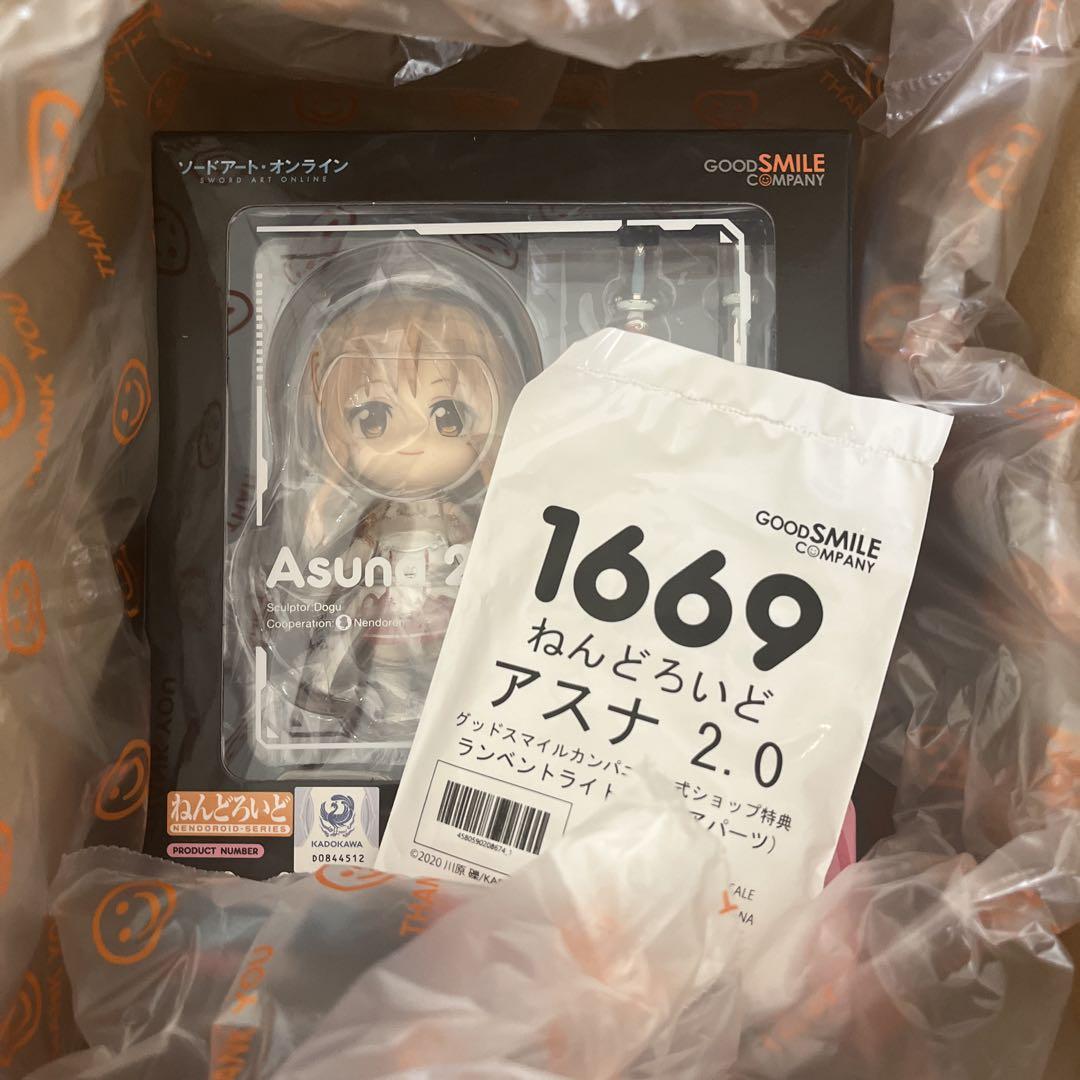 

[USED] Nendoroid Asuna 2.0 with Good Smile Company bonus Lambent Light
