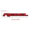 Personalized 3D Metal Car Sticker Rebel Letter Car Decal Self-Adhesive Letter Badge Stickers Car Exterior Decor Accessories