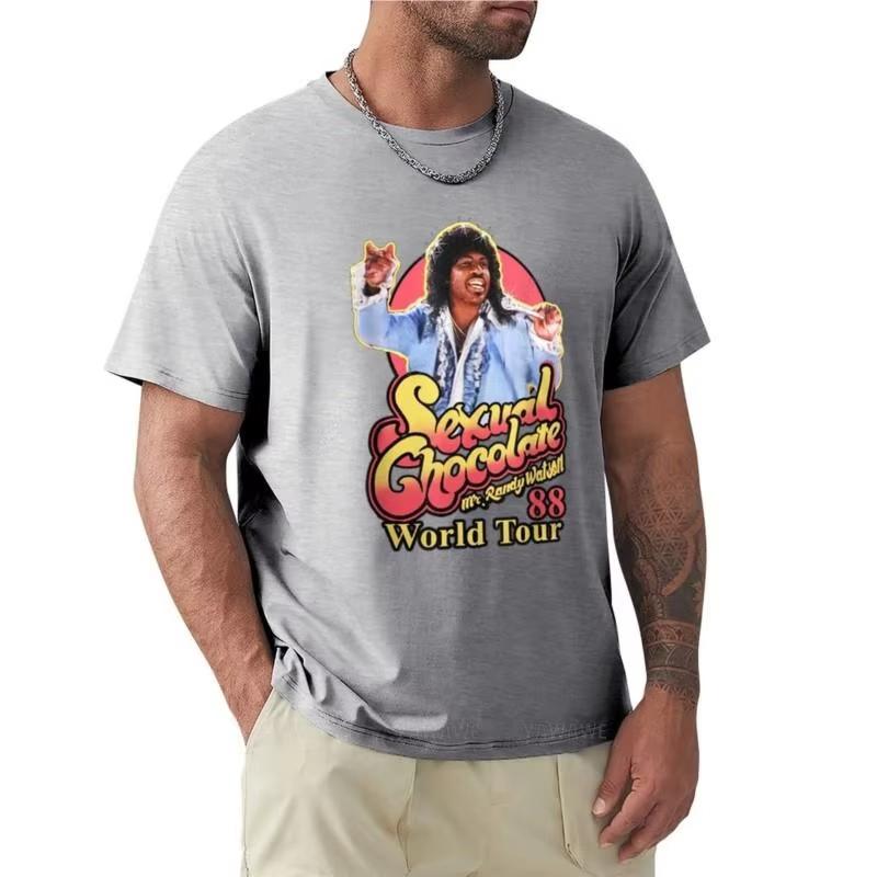 2025 new Randy Watson sexual Chocolate Coming 2 America TShirt cute clothes customized t shirts Anime tshirt men t shirts
