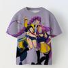 Cartoon Anime Kpop Witch Hunting Group 3D Printing Street Wear Fashion T-shirt for Children Boys and Girls T-shirt Top Clothing
