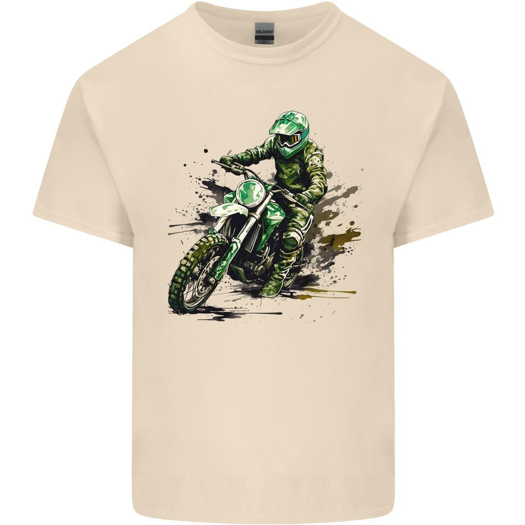 Graffiti Motorcross MotoX Motorbike Biker Unisexs Light Cotton TShirt