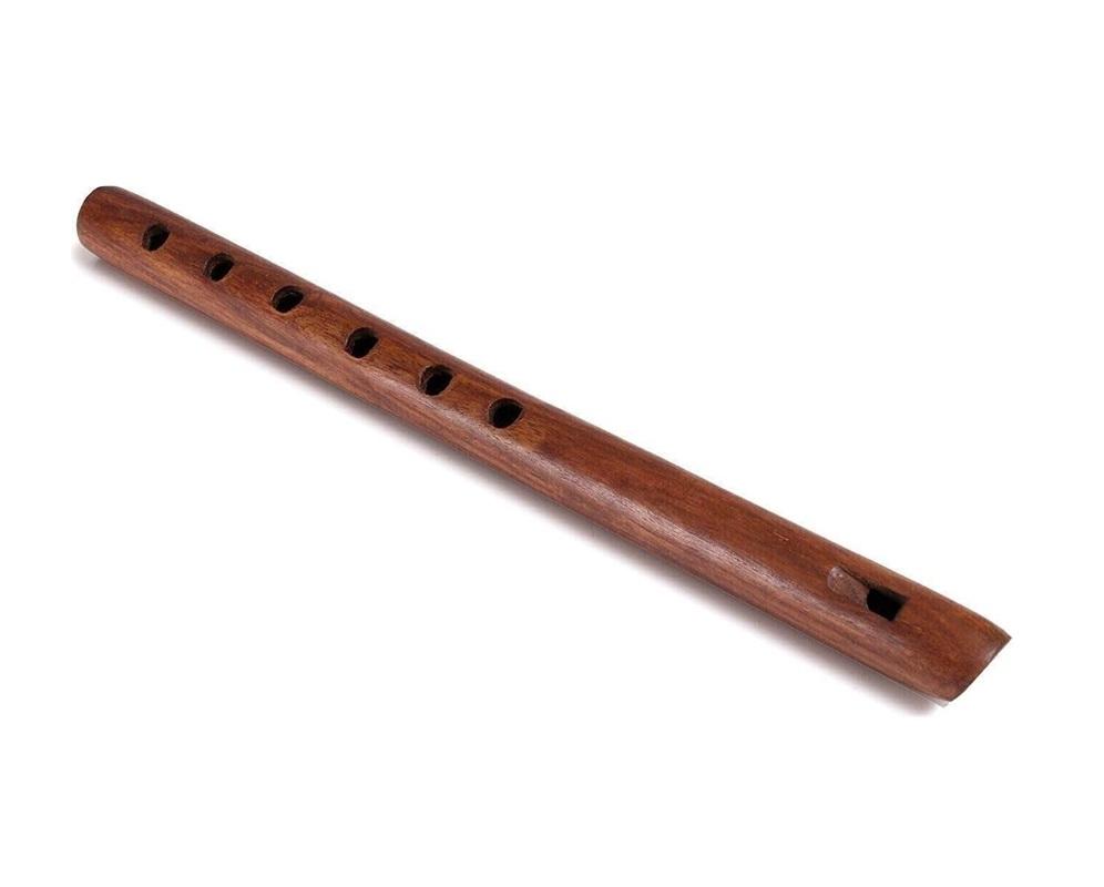TreegoArt Handcrafted Wooden Woodwind Musical Mouth C Flute Bansuri For Beginners And Professional - 13 Inch (wooden Flute) коричневый