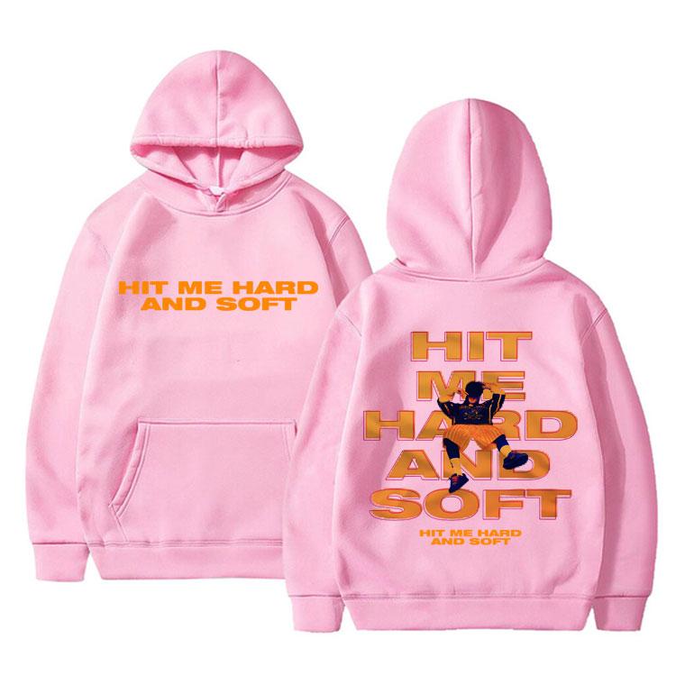 Hit Me Hard and Soft Tour 2024 Mikina s oboustranným potiskem Pánská Dámská Hip Hopová Móda Pulovr Pánská Ležérní Oversized Streetwear