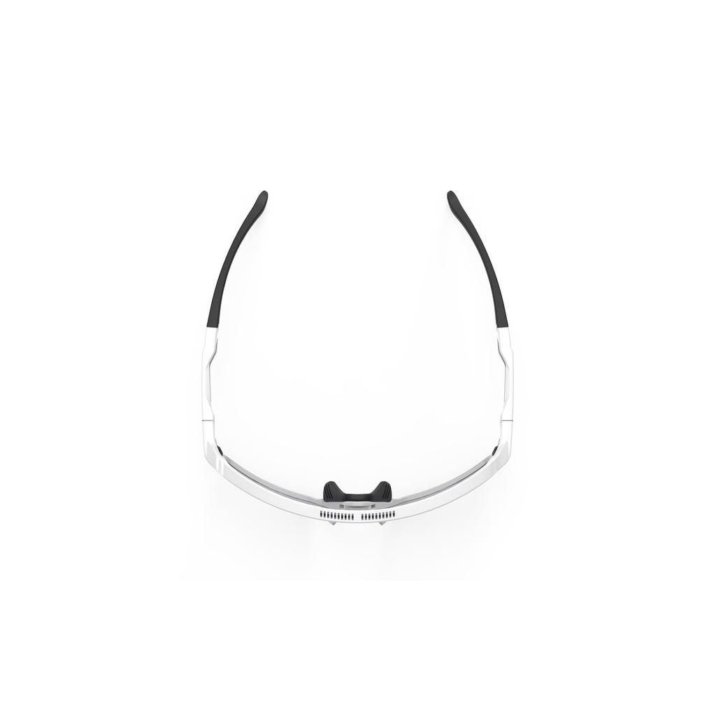 RUDYPROJECT Kelion Weiß Glänzend Impact X 2 Photochrome Laser Violette Linse 144mm Sonnenbrille, Gestell, Linse, SP857569-0000, Breite