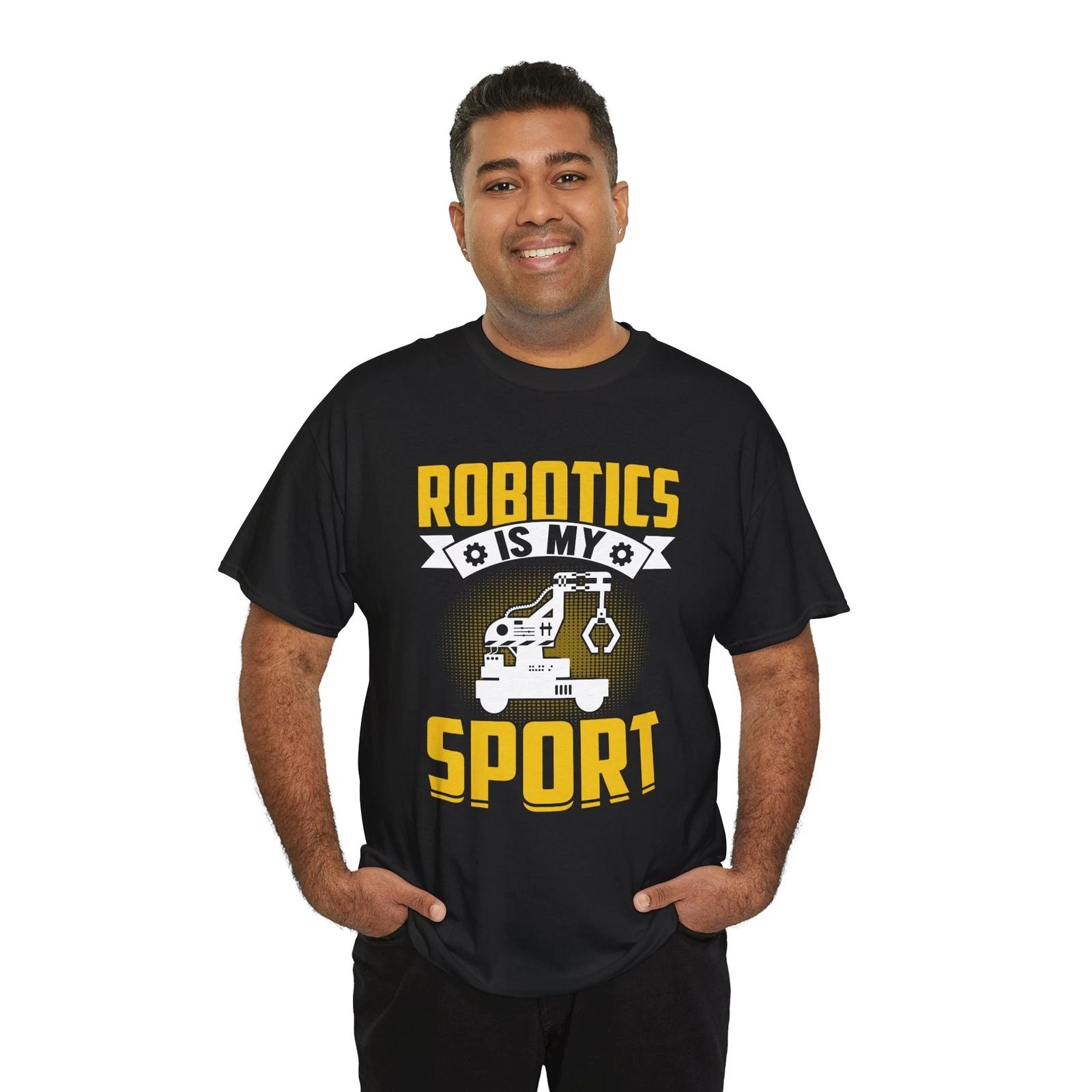 Battle Robot T-Shirt | AI Mecha Sci-Fi Warrior Tee | Futuristic Cyber Fighter 4XL