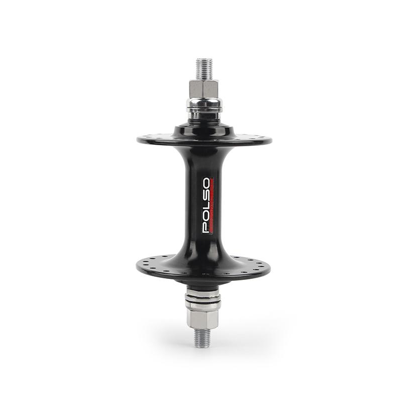 POLSO FH001 Fixed Gear Bike Front Hub Single Speed 20H 24H 28H 32H 36H Track Cycling Front Hub Fixie Parts Black Front 20H