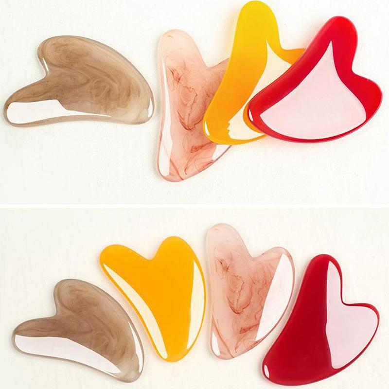 NEW Resin Gousha Stone For The Face Roller Gouache Scraper Gousha Stone Face Roller Gua Sha Tool Face Roller Massager