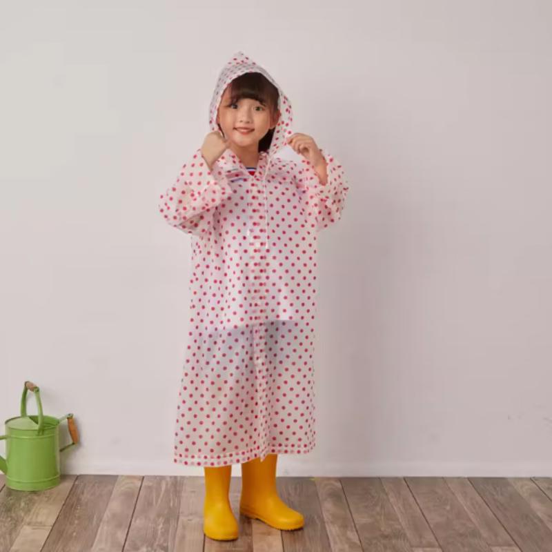 Leoseek Kids  Polka Dot Raincoat