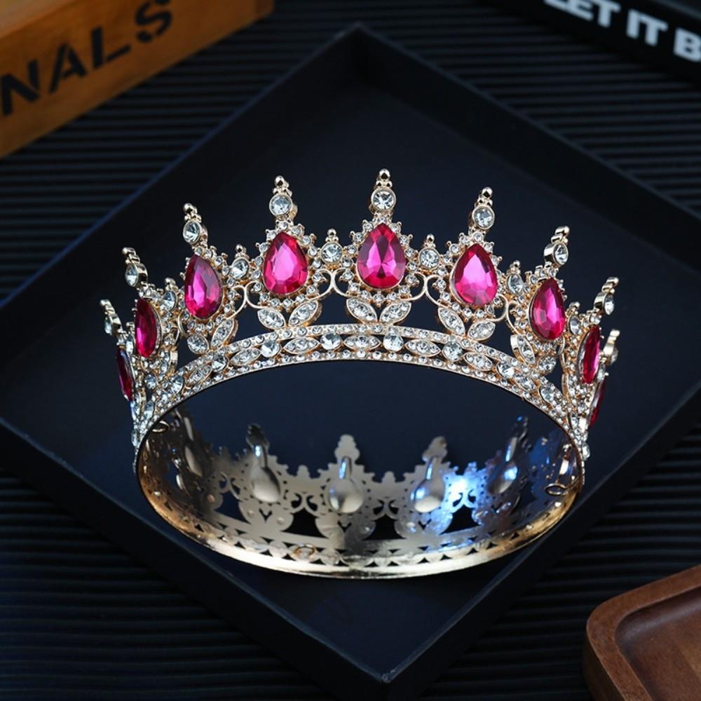 Sparkling Bridal Tiara Elegant Crystal Headpieces Queen Rhinestone Wedding Crown  Bridal Event