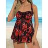Tankini Set 2026 Two Pieces Swimsuit Women Beach Dress Printed Swimwear Female Bathers Bathing Swimming Swim Suit Beachwear XXL
