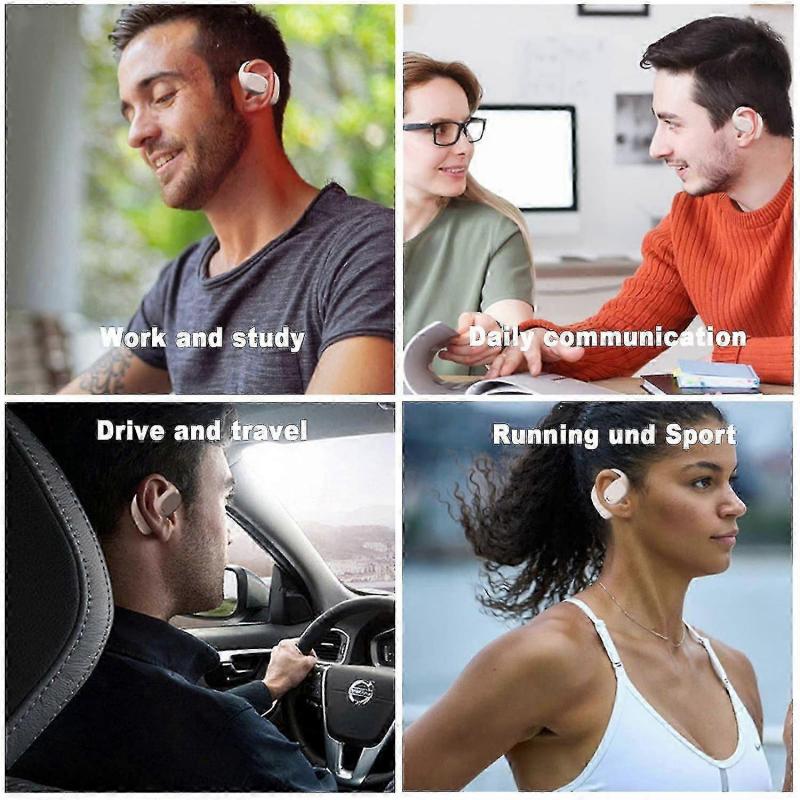 Wireless Ear-mounted Bluetooth Headphones, Non-in-ear Sports Headphones (white)