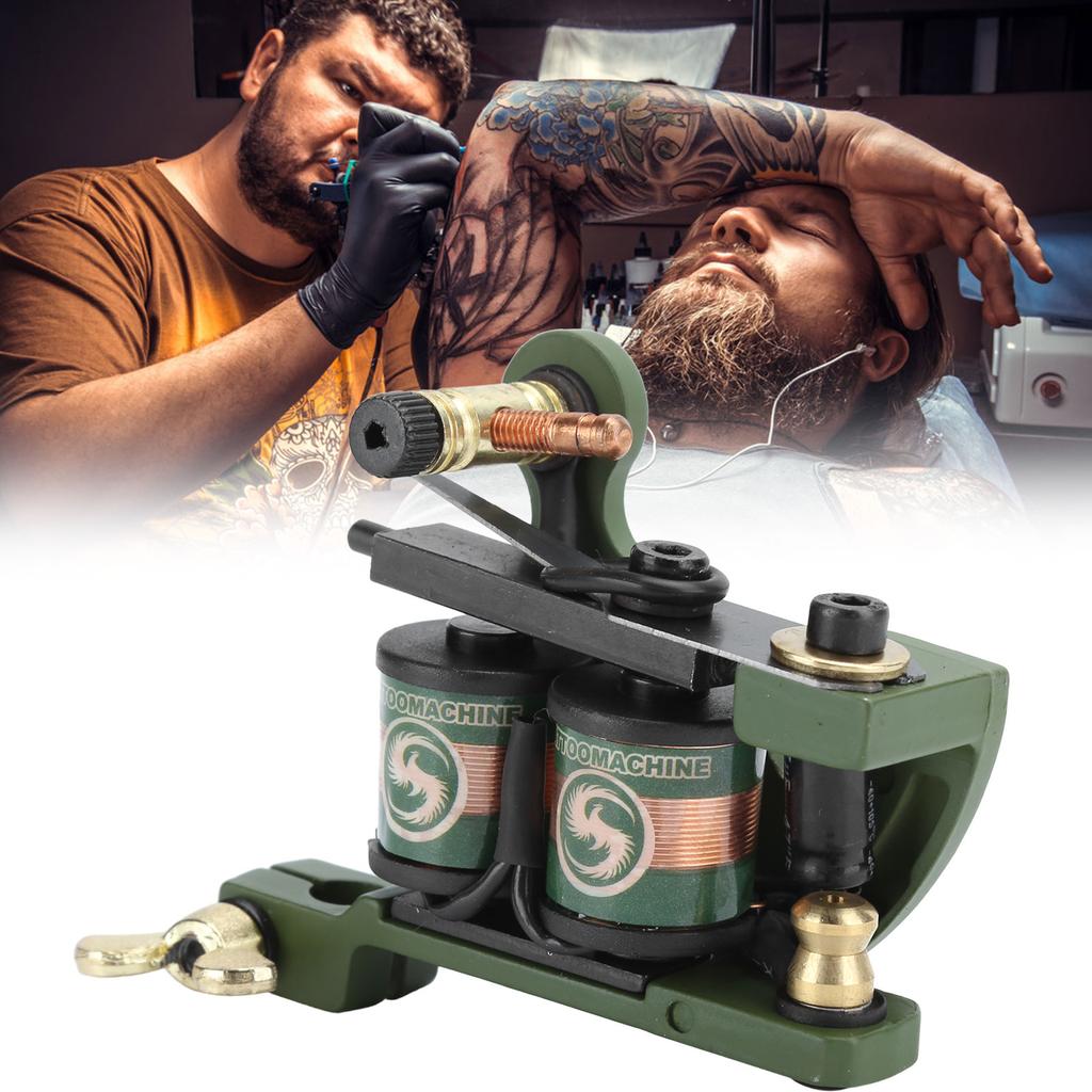 Professional Portable Alloy Liner Shader Tattoo Machine Strong Motor Coil Tattoo Machine22026-3