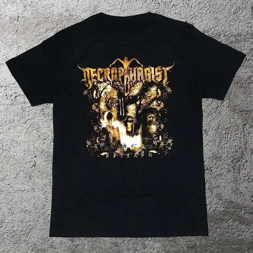 Necrophagist Band All Size Black T-shirt, Necrophagist Unisex Shirt S-5XL Q3512 XL