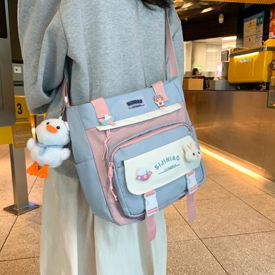 Female Student Backpack - Large Capacity, Fashionable, Single Shoulder, Hand-held Crossbody Bag, Casual Women's Bag