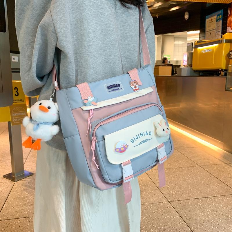 Zaino da Studentessa - Grande Capacità, alla Moda, Monospalla, Borsa a Tracolla, Borsa Casual da Donna