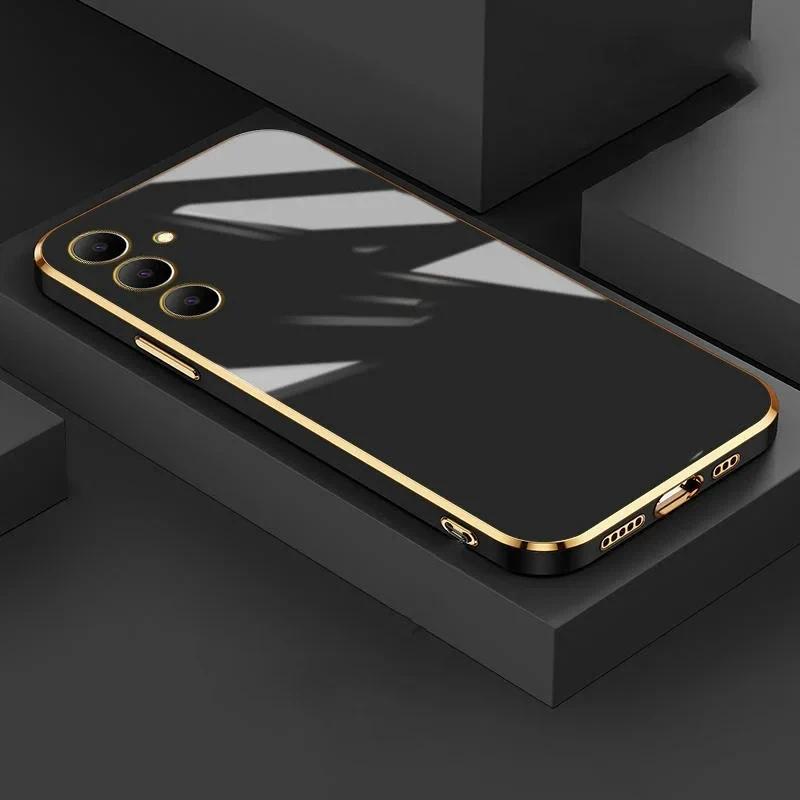 Luxury Plating Case For Samsung Galaxy M54 M14 M32 M22 M13 M23 M33 M53 5G M12 A12 A22S A51 A72 A73 Soft Silicone Phone Cover