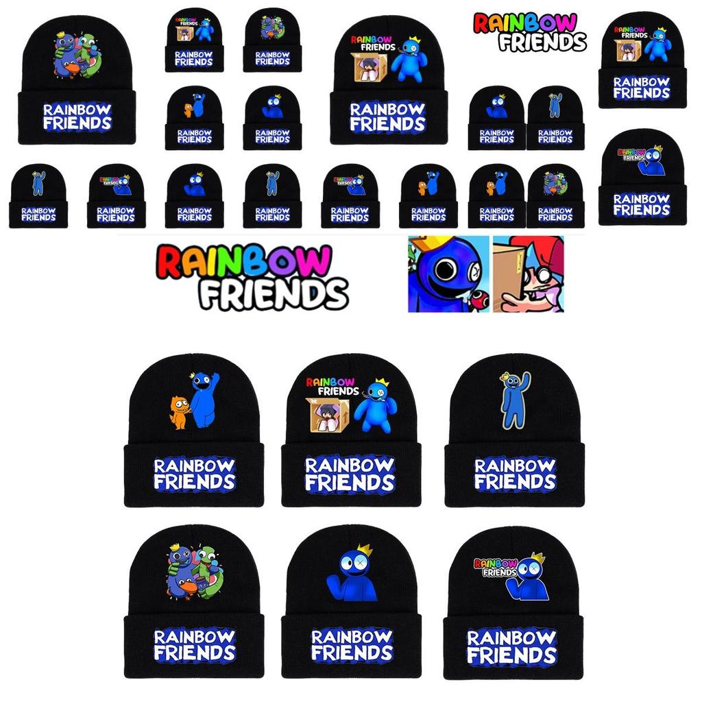 Roblox Rainbow Friends Knitted Cap Soft And Warm Xmas Gift For Men And Women