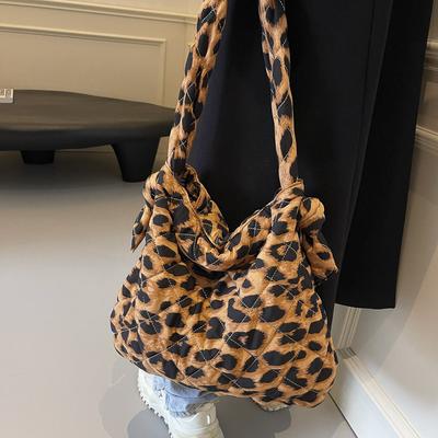 Schoudertas met luipaardprint Dames Crossbody Tas Grote Capaciteit Draagtas