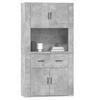 Highboard Concrete Grey Particleboard