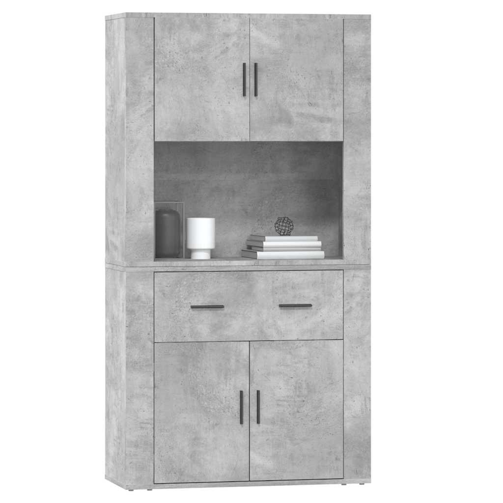 Highboard Concrete Grey Particleboard
