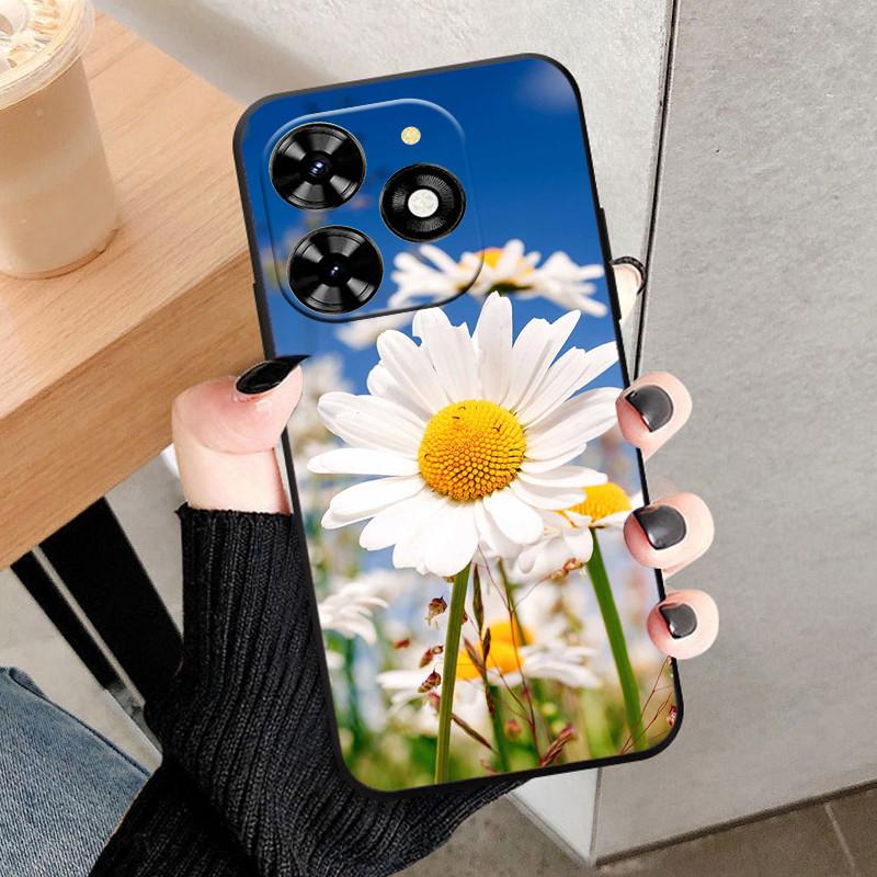 Pro pouzdro Infinix Hot 40 Pro 40i Černé Měkký Silikon TPU Ochranný Kryt Telefonu Pro Infinix Hot 40i Fundas Shell Hot40 Pro Coque
