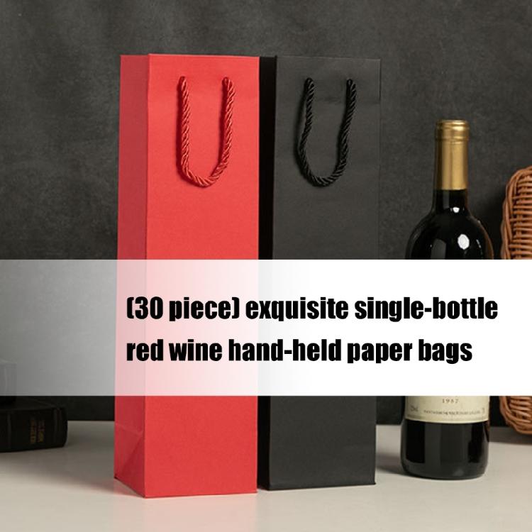 Pack of 30 Premium Single Bottle Wine Packaging Bags with Sturdy Construction for Reliable Use in All Social Event