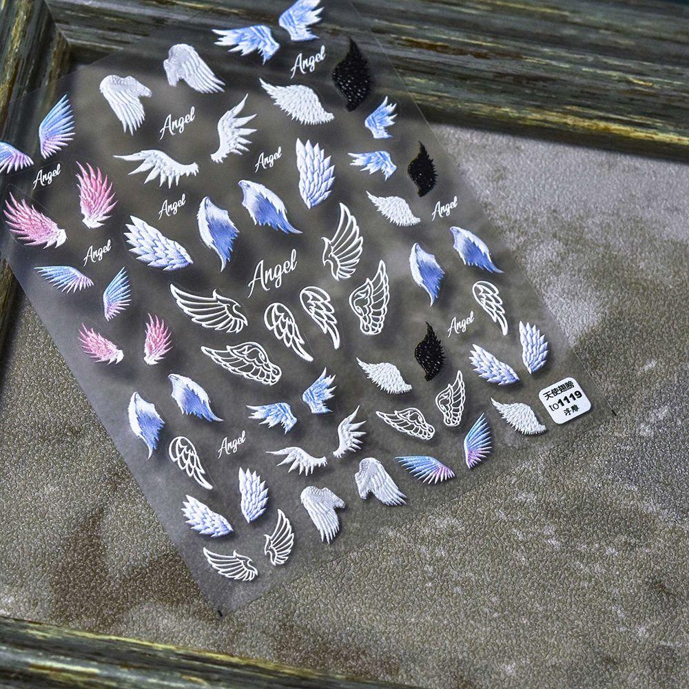 styles Special Design 3D Angel Wings Nail Sticker Nail Decorations Nail Art Decal Manicure Tool