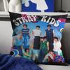 Federe Kpop S-Stray K-Kids Cartone Animato Divano Decorativo Casa Stampa Double-sided Peluche Corto Carino Federa Cuscino