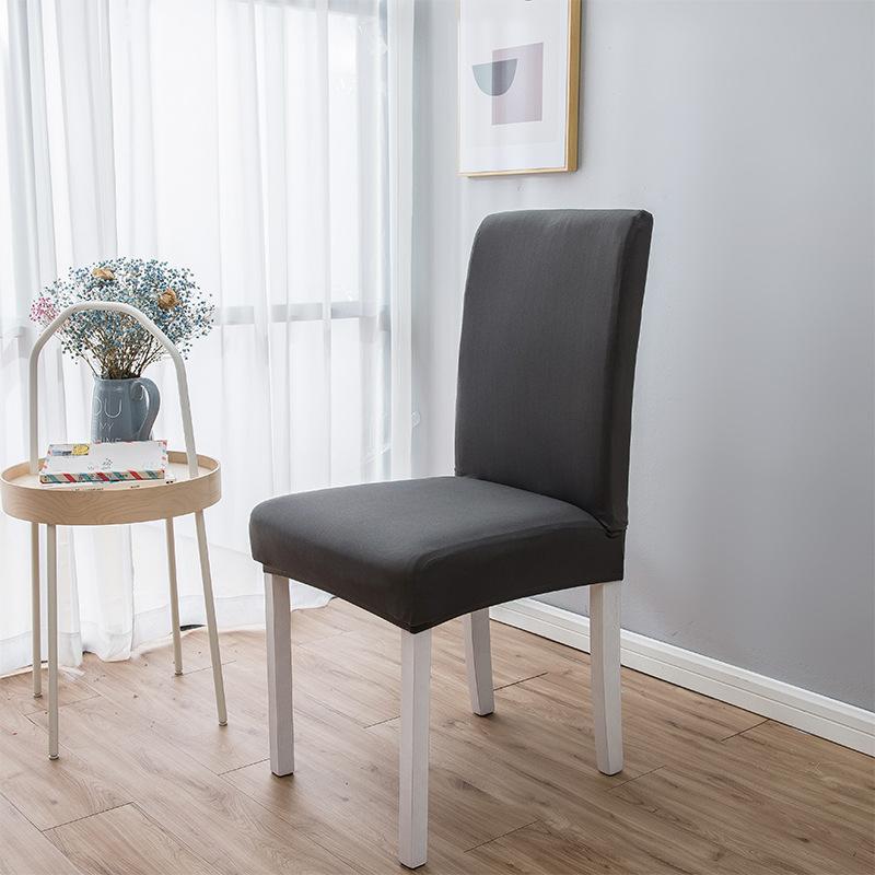 Solid Color Chair Cover Spandex Stretch Slipcovers Chair Chair Covers For Kitchen Dining Room Kitchen Wedding Banquet